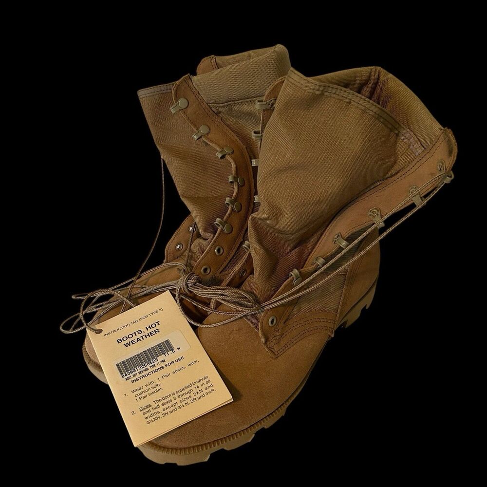 RO Search Combat Boots Size 11.5N Hot Weather Desert Tan Military New With Tag